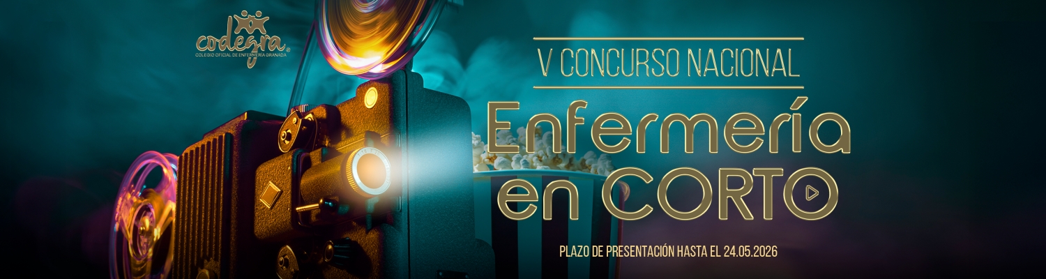 Banner V Premio Nacional de Cortometrajes CODEGRA “Enfermería en Corto”