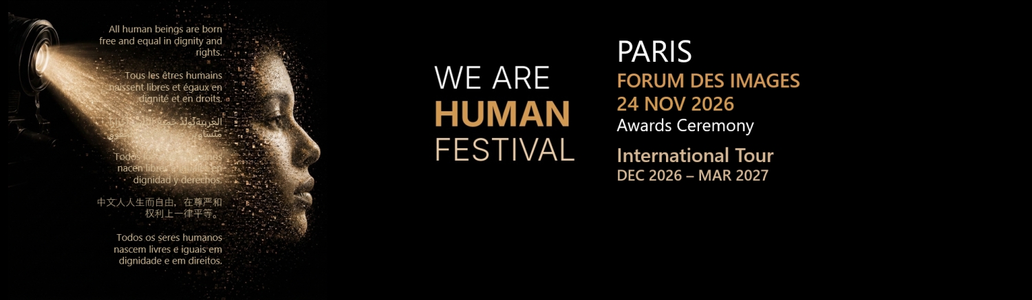 Banner WE ARE HUMAN FESTIVAL