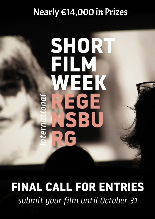 Promotional card of Short Film Week Regensburg