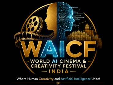 Logo of World AI Cinema & Creativity Festival (WAICF) – India