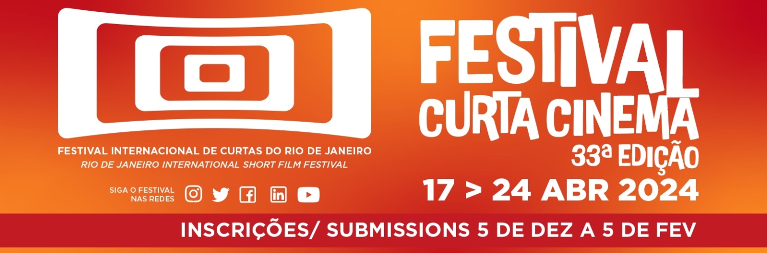 Banner Festival Curta Cinema - Festival Internacional de Curtas do Rio de Janeiro