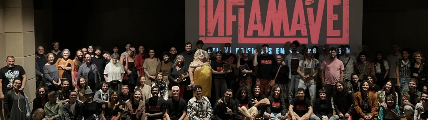 Banner Inflamável - Super 8 e 16mm film festival