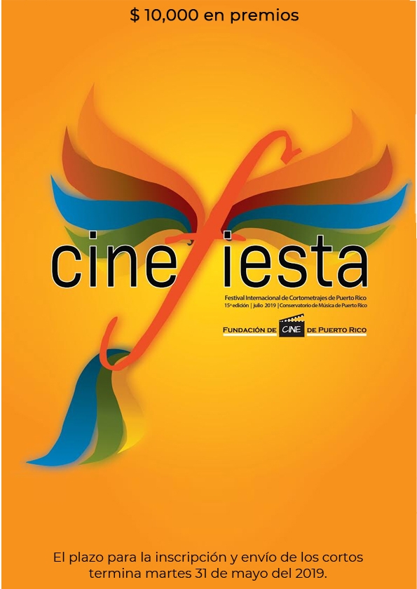 Promotional card of Cinefiesta Puerto Rico International Short Films Festival