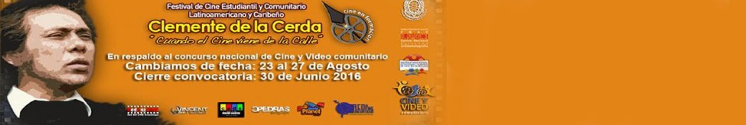Banner Festival de Cine Latinoamericano y Caribeño Clemente de la Cerda