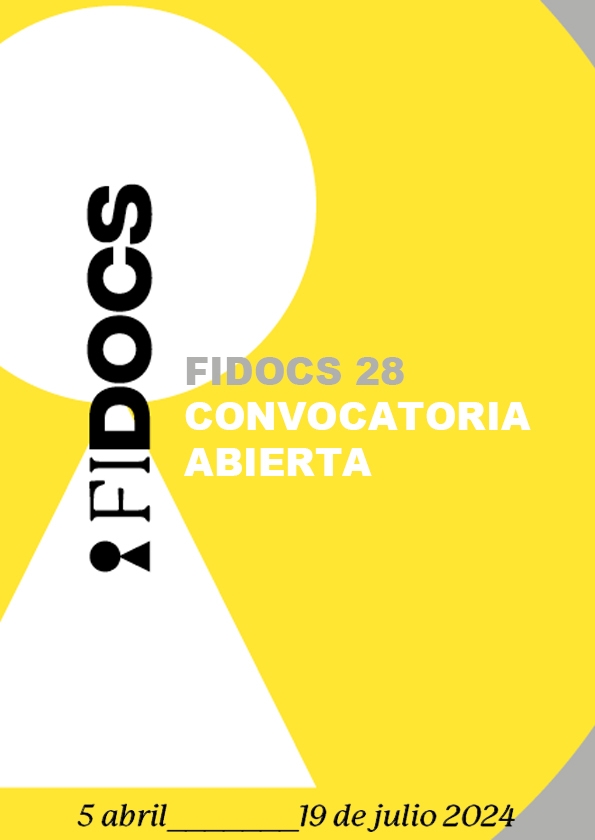 Promotional card of FIDOCS International Documentary Film festival