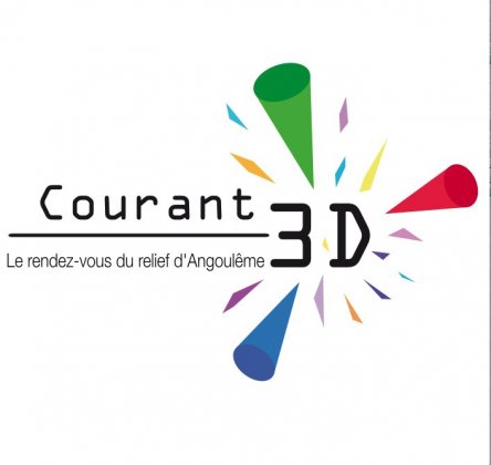 Logo of COURANT3D, International 3D and VR short films festival