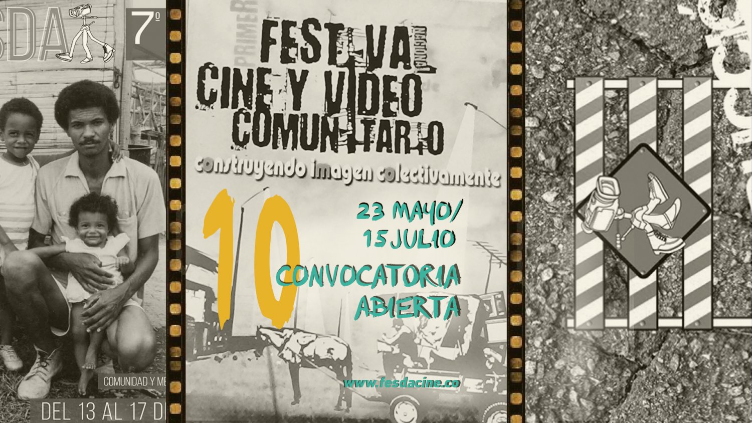 Banner Festival Nacional de Cine y Video Comunitario del Distrito de Aguablanca