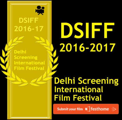 Logo of Delhi Students International Film Festival