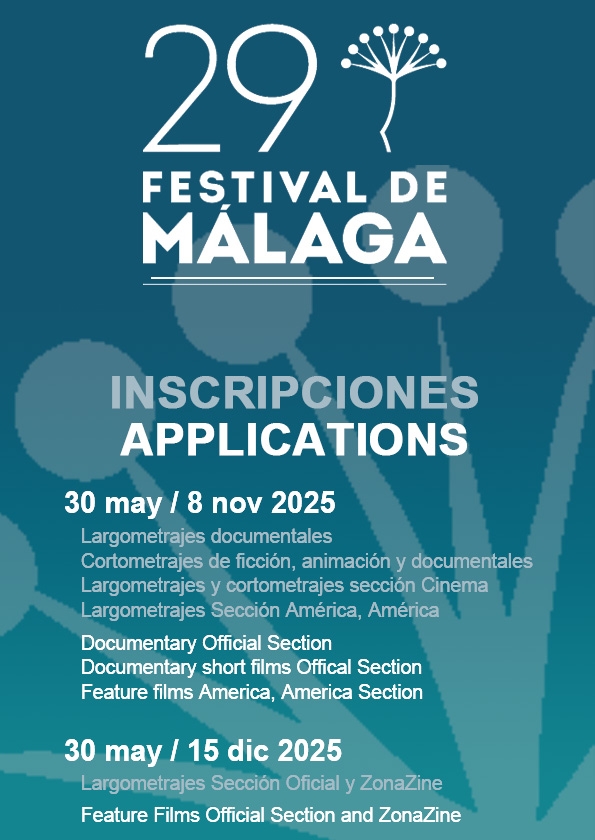 Promotional card of Festival de Málaga
