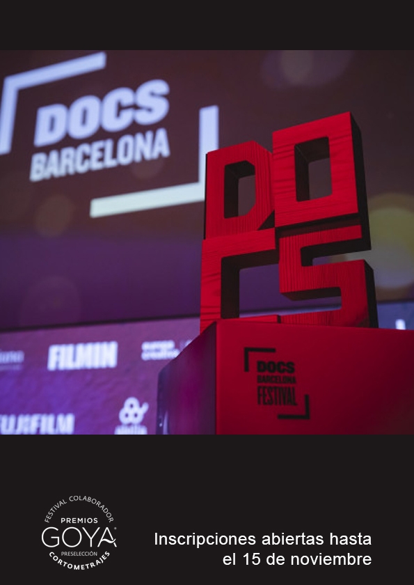 Promotional card of DocsBarcelona, International Documentary Film Festival