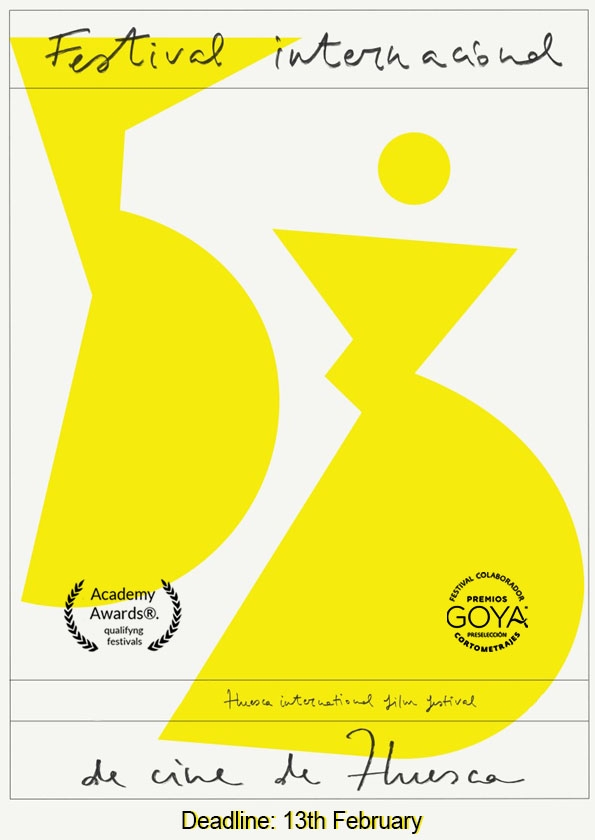 Promotional card of Huesca International Film Festival