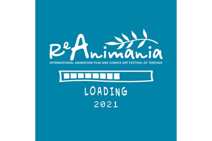 Logo of ReAnimania International Animation Film & Comics Art Festival of Yerevan