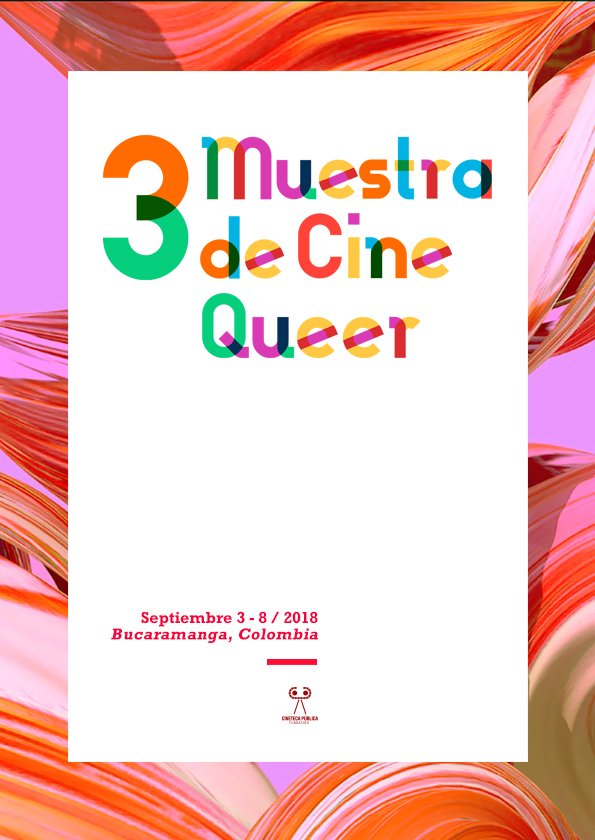 Promotional card of Colombian Queer Film Festival