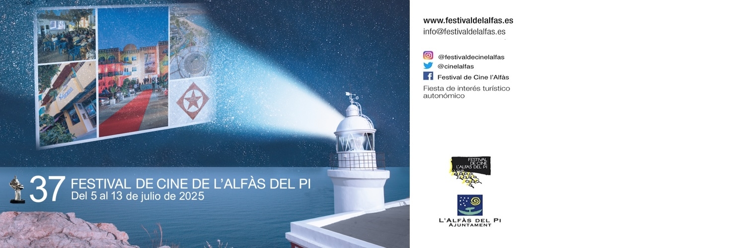 Banner Certamen Nacional De Cortometrajes De L`alfàs Del Pi