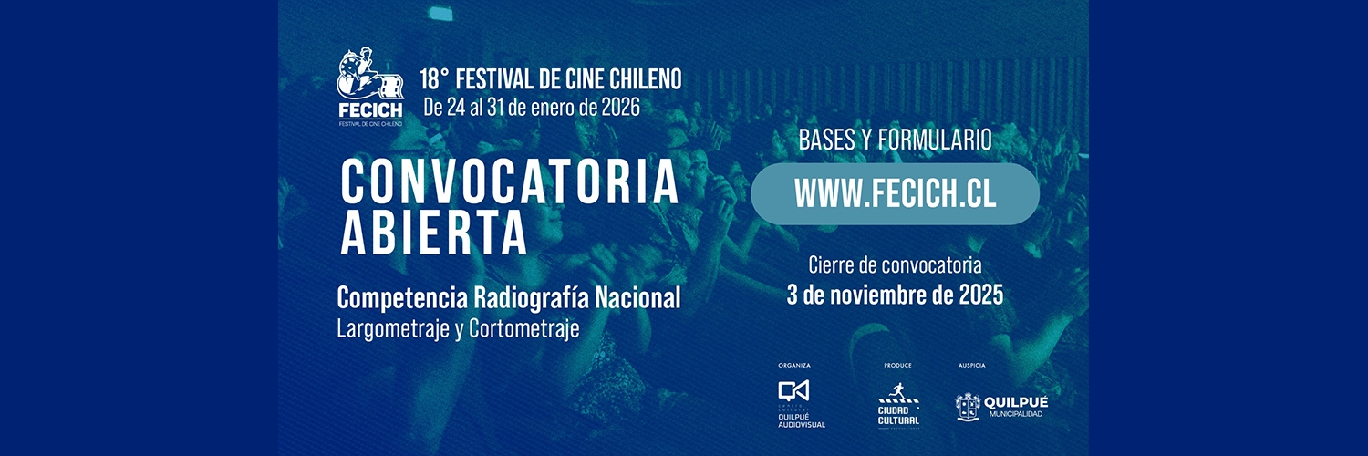 Banner FECICH, Festival de Cine Chileno de Quilpué