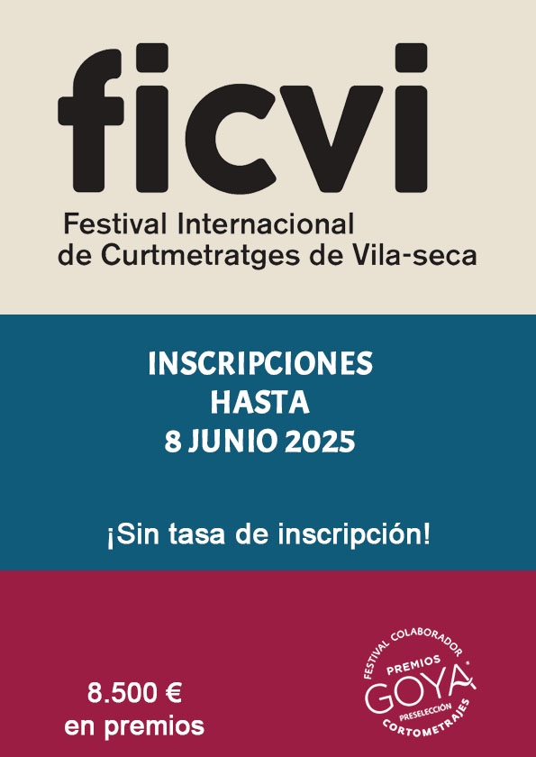 Promotional card of FICVI, Festival Internacional de Curtmetratges de Vila-seca