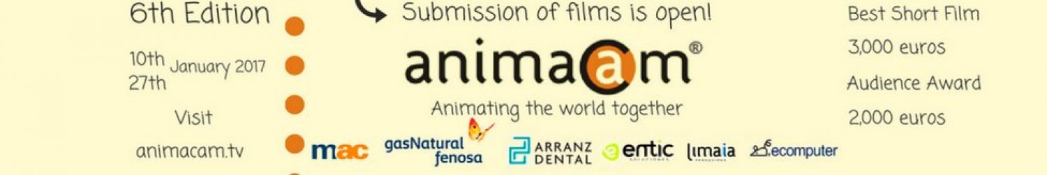 Banner Animacam Animation Short Film Festival