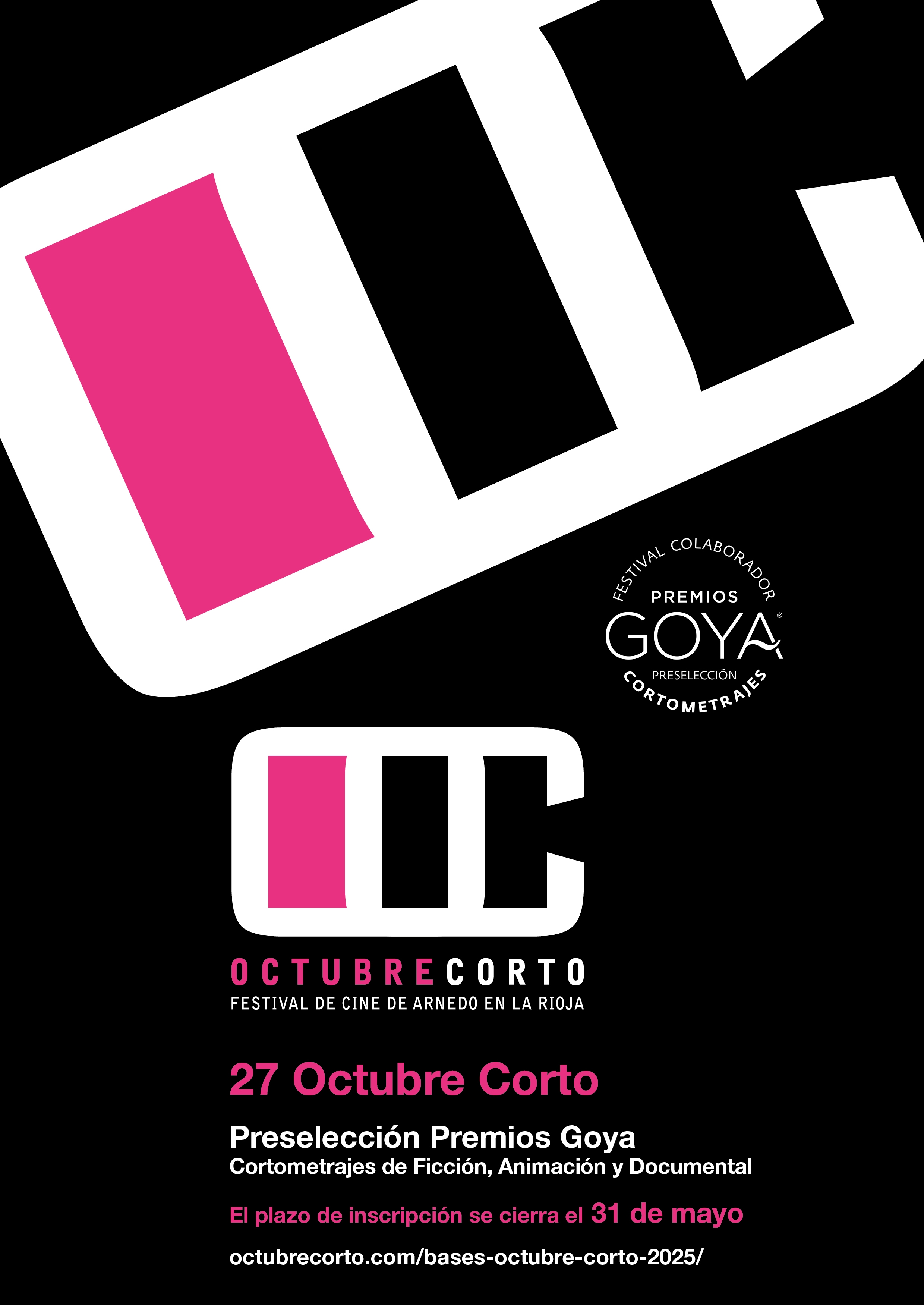 Promotional card of Octubre corto