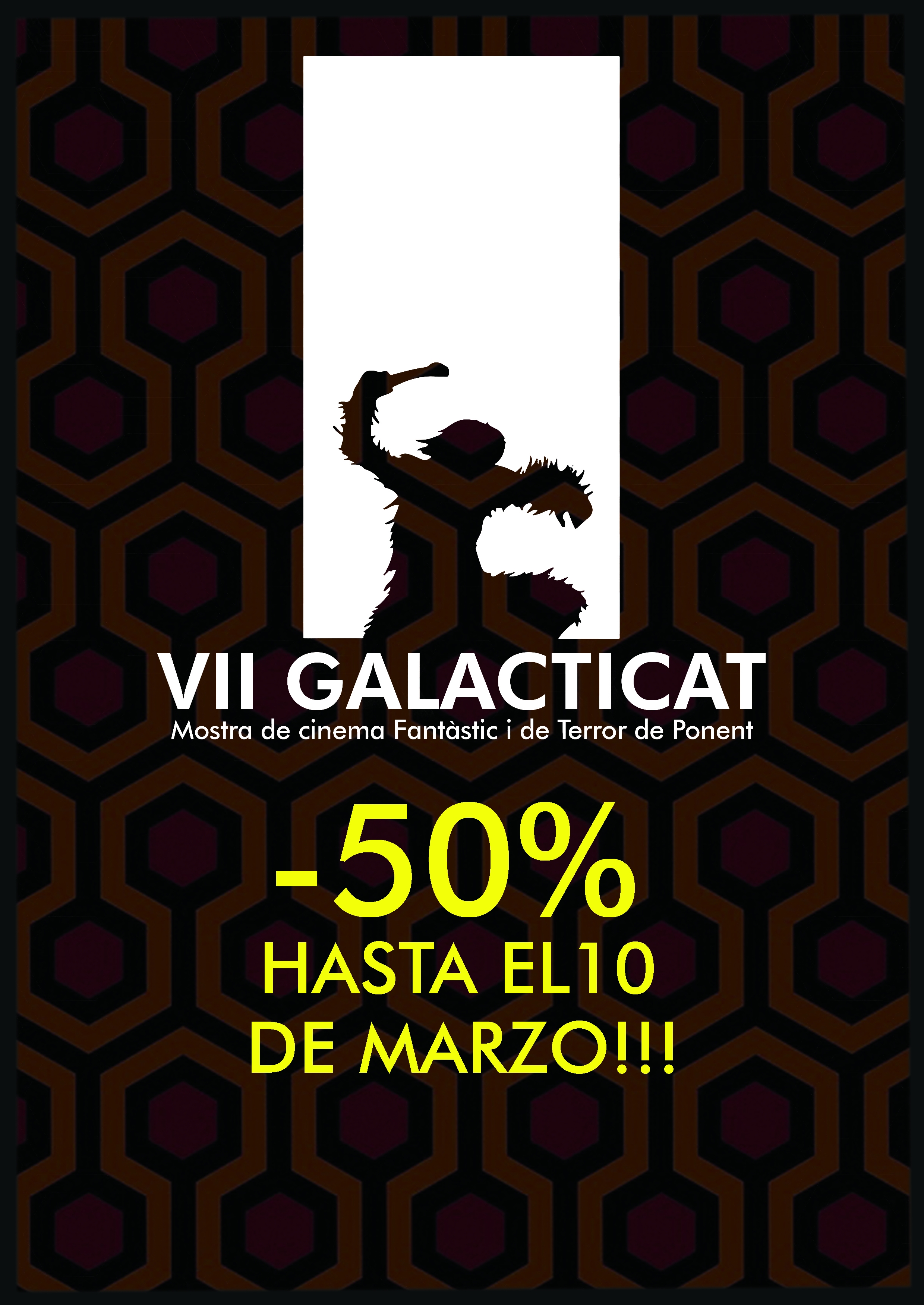 Promotional card of XIII Tàrrega and Ponent International Film Festival - Galacticat