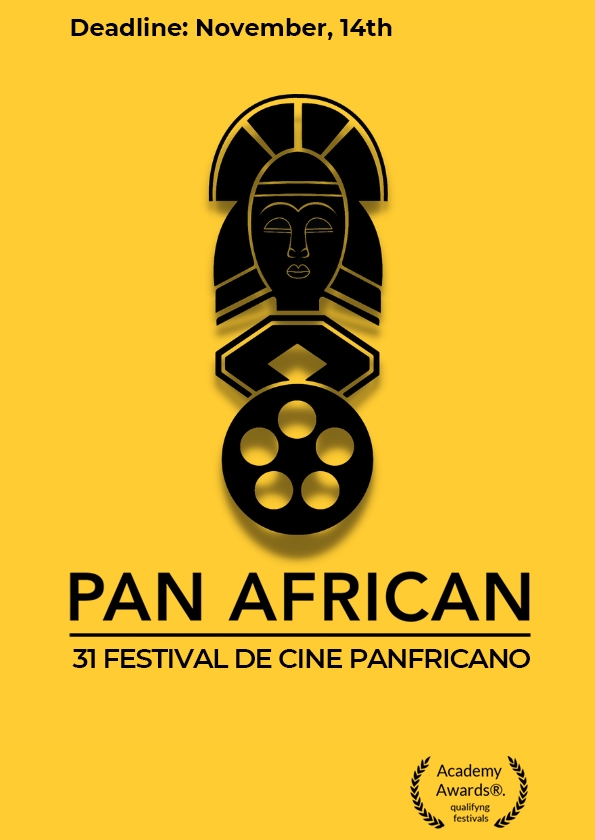Promotional card of The Pan African Film Festival