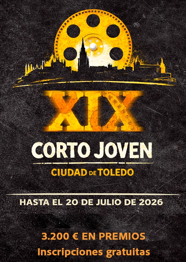 Promotional card of CONCURSO CORTO-JOVEN CIUDAD DE TOLEDO