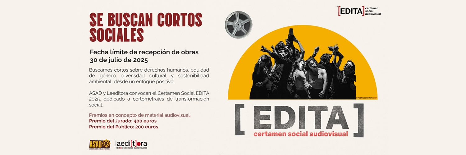 Banner EDITA  Certamen Social Audiovisual
