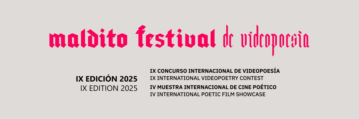 Banner MALDITO FESTIVAL de Videopoesía