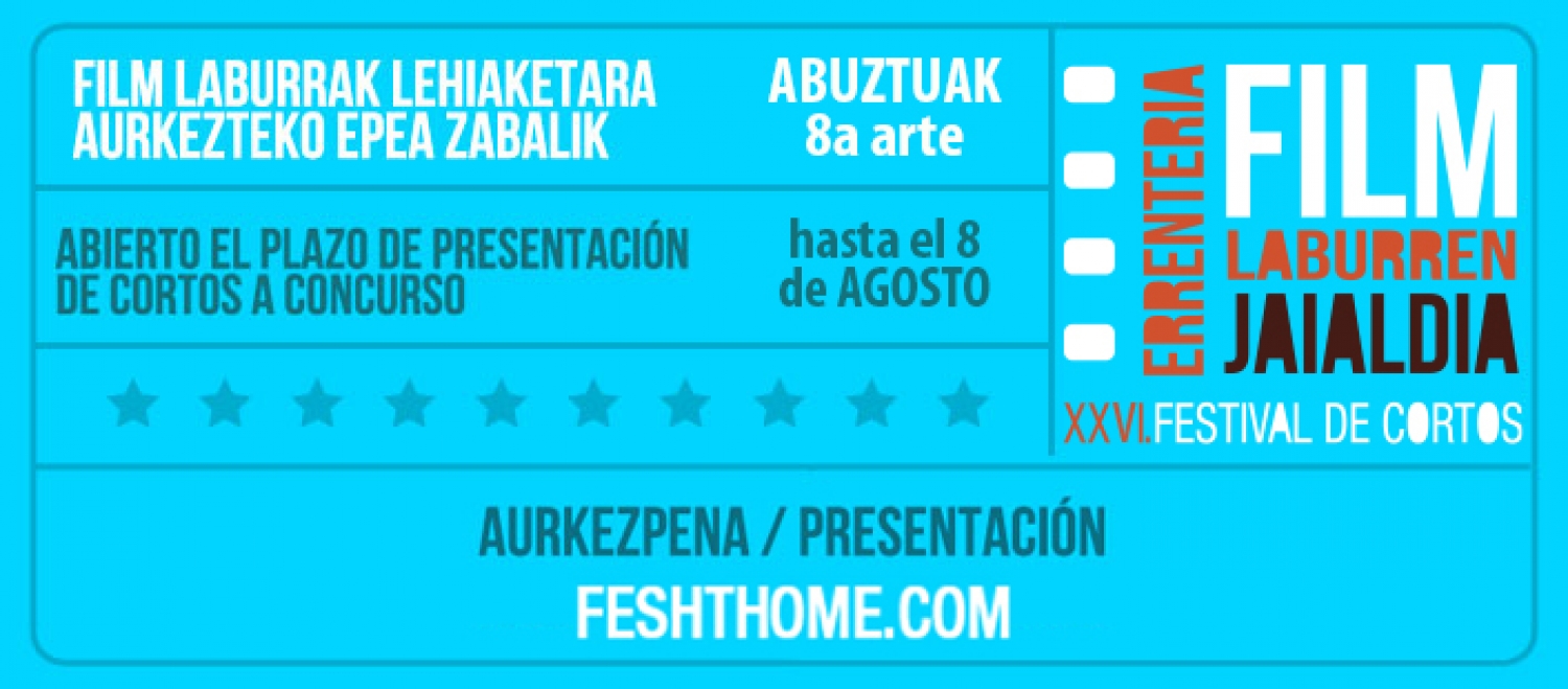 Banner ERRENTERIA FILM LABURREN JAIALDIA - FESTIVAL DE CORTOS ERRENTERIA
