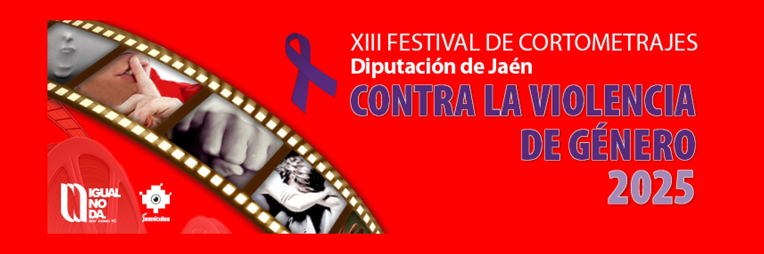 Banner XIII Festival De Cortometrajes Diputación De Jaén Contra La Violencia De Género