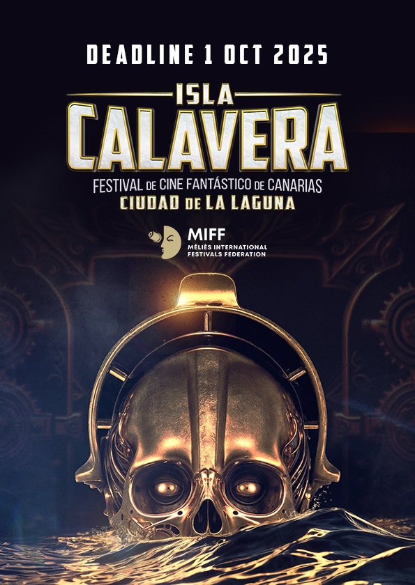 Promotional card of Isla Calavera · Canary Islands Fantastic Film Festival City of La Laguna