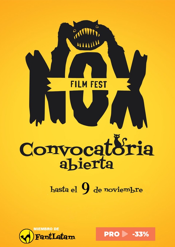 Promotional card of NOX FILM FEST