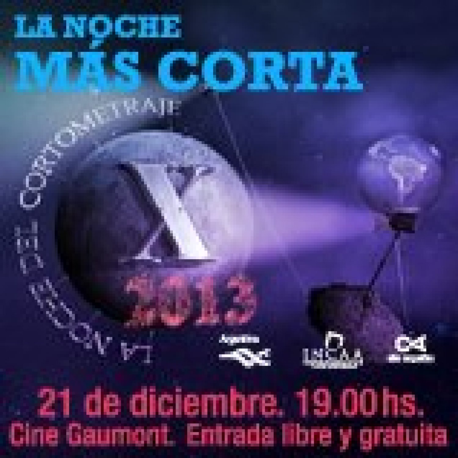 Banner La Noche Más Corta en La 10º Edición De La Noche Del Cortometraje