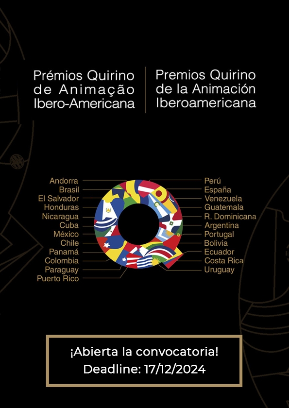 Promotional card of Prémios Quirino de Animação Iberoamericana