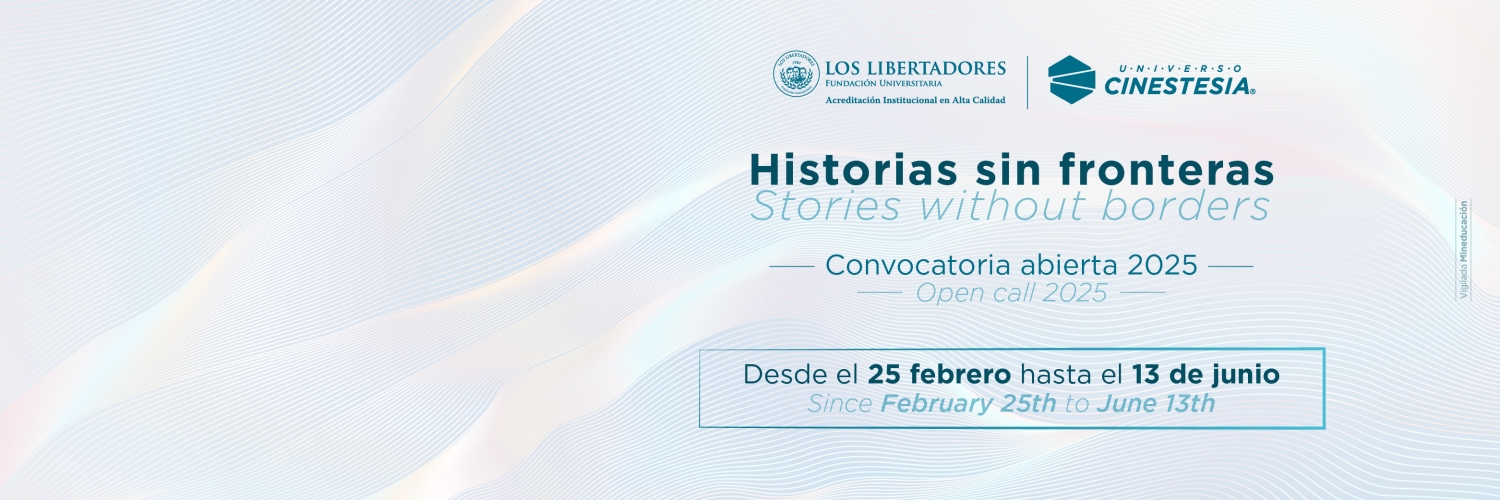 Banner Cinestesia Fest: Festival Internacional de Cortos Universitarios