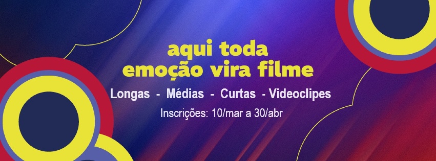 Banner Festival Cinema  de Jaraguá do Sul - SC - Brasil 2025