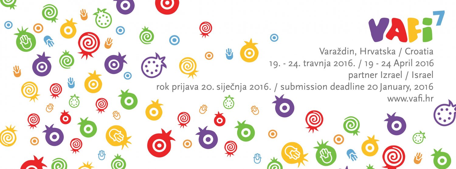 Banner VAFI Internacionalni Festival Animiranog Filma Djece i Mladih Varaždin