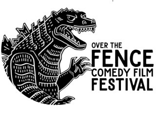 Logo of Over The Fence Comedy Film Festival & A World of Dark Comedy.