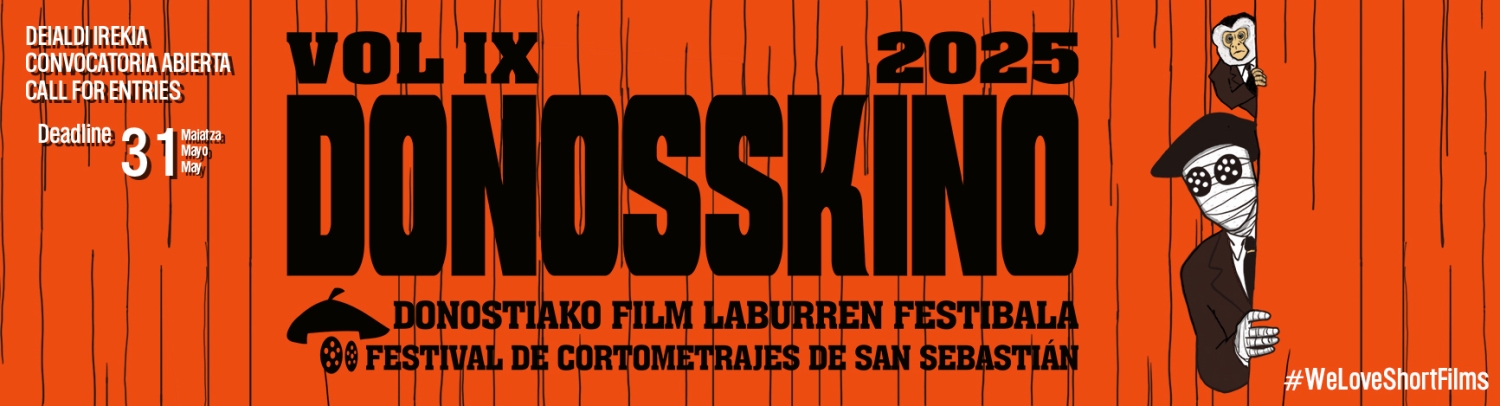Banner Donosskino Vol.IX | 2025 | San Sebastian International Short Film Festival