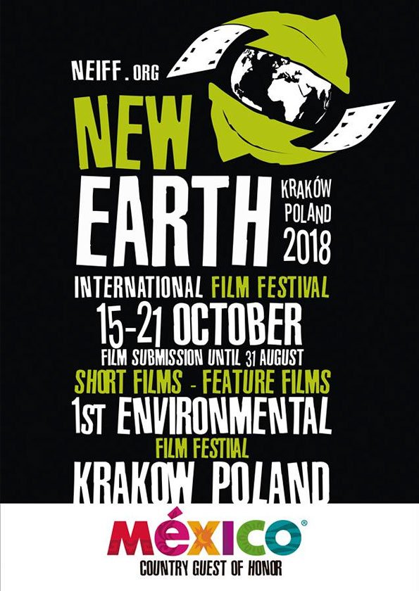 Promotional card of New Earth Interational Film Festival