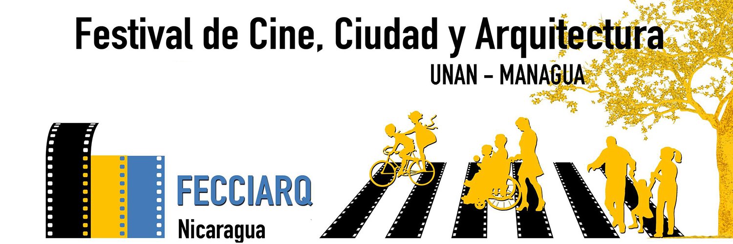 Banner Festival de Cine, ciudad y Arquitectura Nicaragua