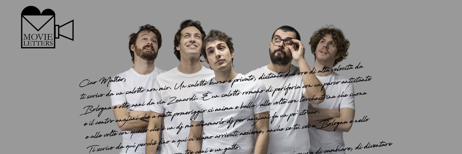 Banner Movieletters 2018 - Cortometraggi ispirati alla lettera de Lo Stato Sociale.