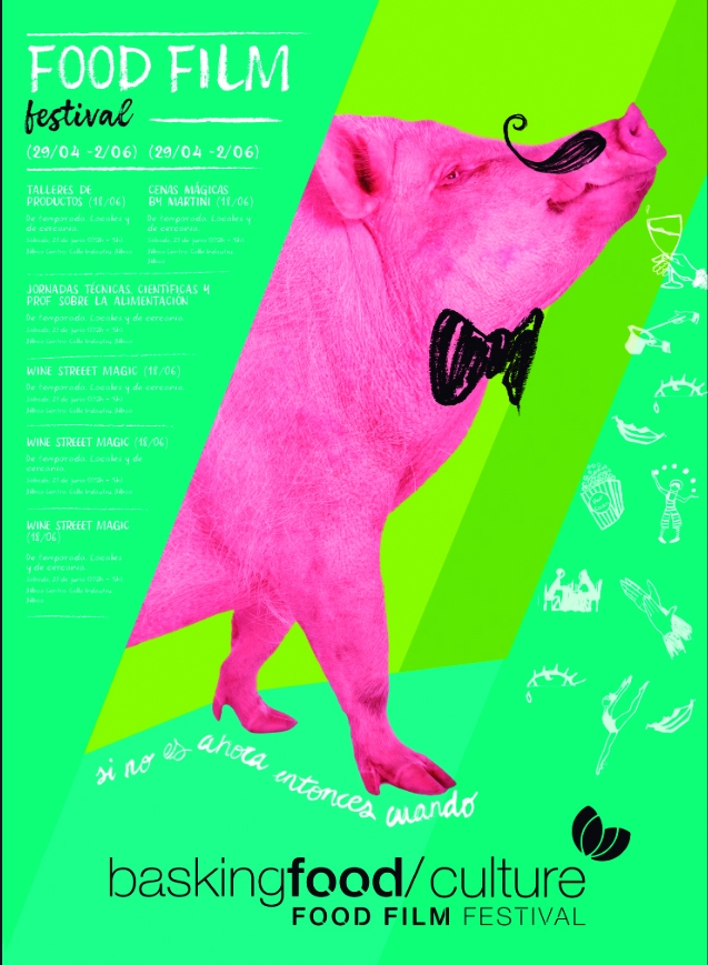 Promotional card of Basking Food Films