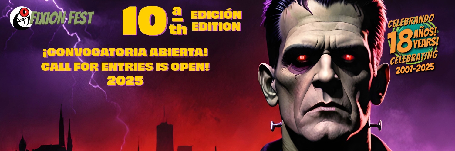 Banner FIXION Fest, Festival de Cine Fantástico y de Terror de Chile