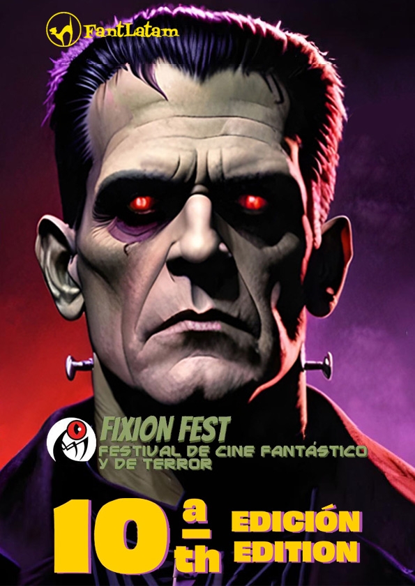 Promotional card of FIXION Fest, Fantastic & Horror Film Festival From Chile