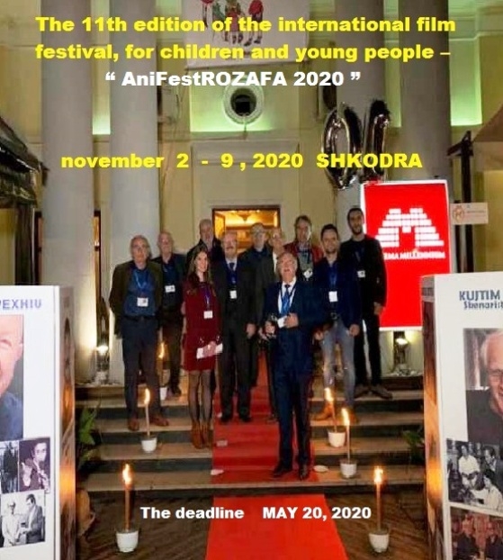 Promotional card of International Film Festival For Children And Teenagers ’anifestrozafa2024’