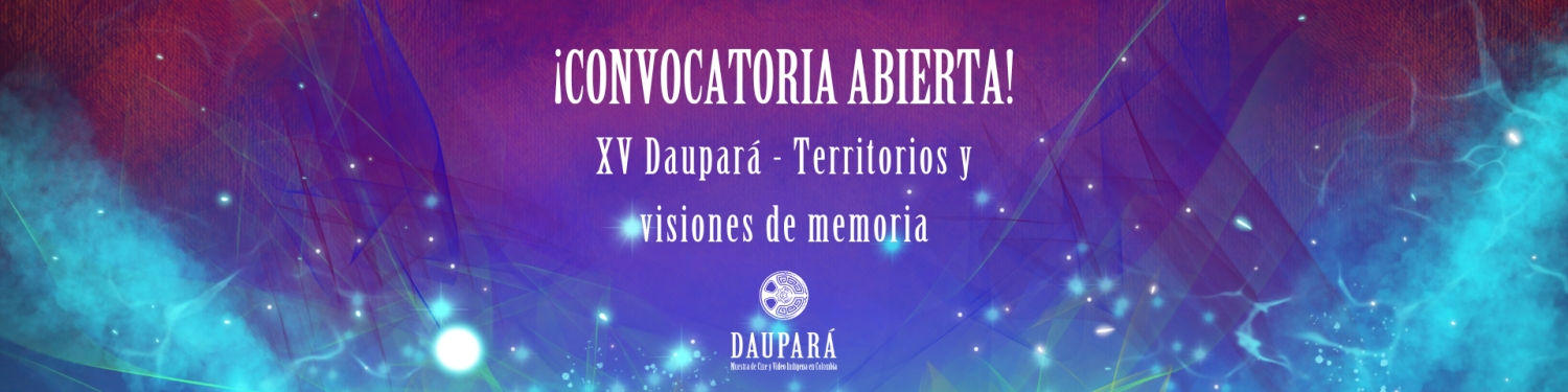 Banner Daupará - Muestra de Cine y Video Indígena en Colombia