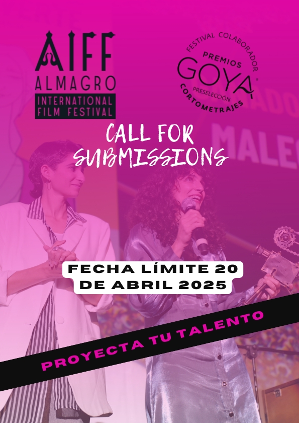 Promotional card of Almagro International Film Festival AIFF