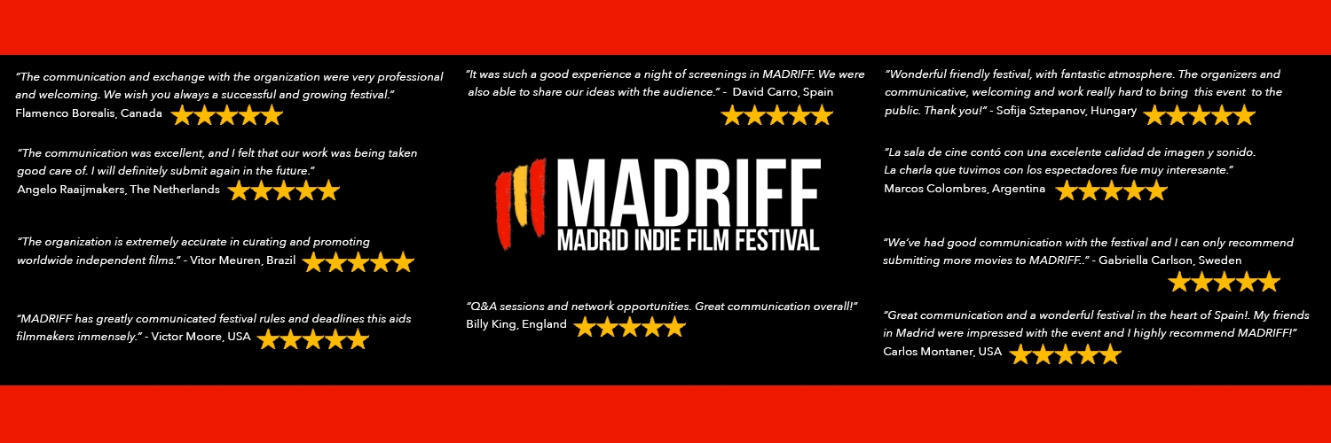 Banner MADRIFF • Madrid Indie Film Festival