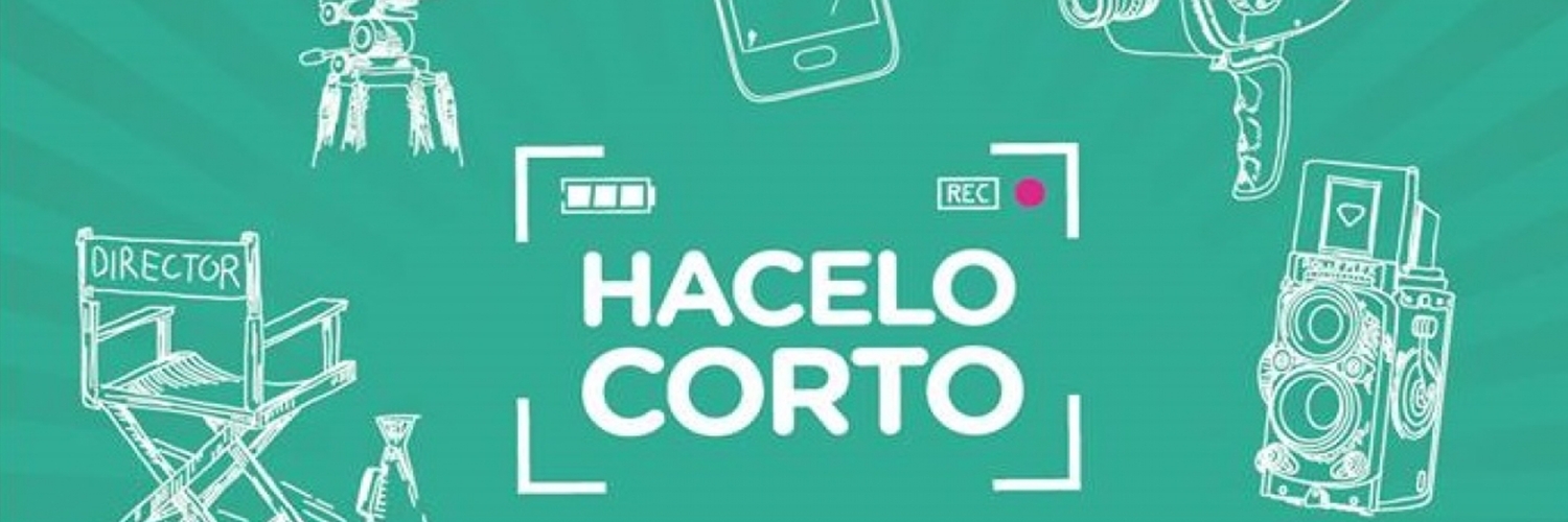 Banner Festival Hacelo Corto. Cortometrajes realizados por y para niños y jóvenes
