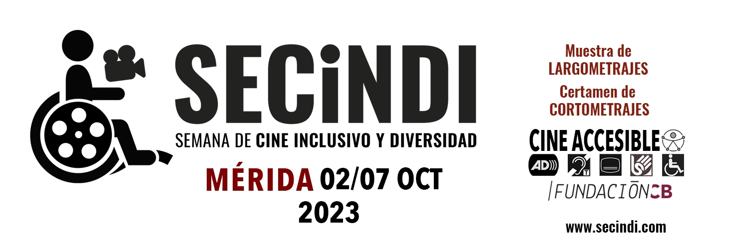 Banner SECiNDI Semana de Cine Inclusivo y Discapacidad